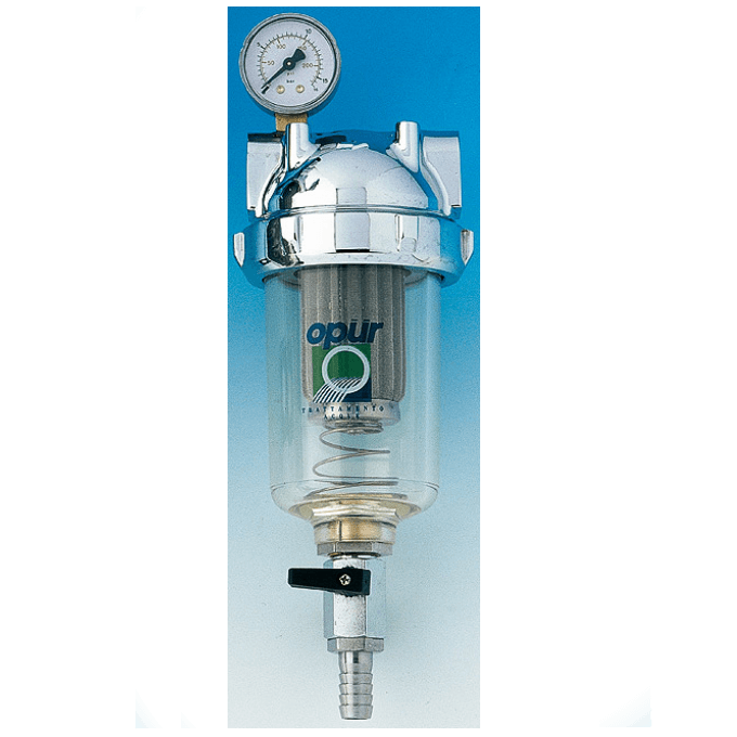 Filtri Autopulenti Europa Opür con Cartuccia in Acciaio Inox da 25µ/60µ a 1000µ - AqaLight Depuratori Acqua Milano e Monza