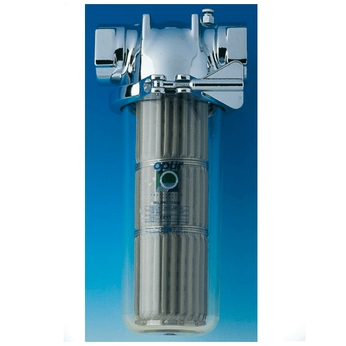 Filtri Normali Opür con Cartuccia in Acciaio Inox da 25µ/60µ a 1000µ - AqaLight Depuratori Acqua Milano e Monza