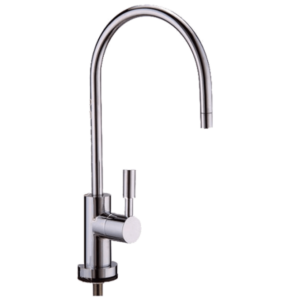 Rubinetteria Beverino 1 Via Beverino Cigno Acciaio Satinato - AqaLight Depuratori Acqua Milano e Monza