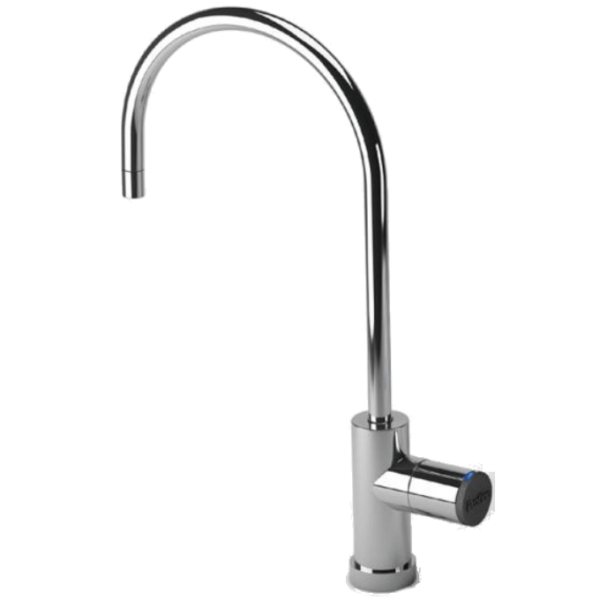 Rubinetteria Beverino 1 Via Beverino Cigno Cromato con Contatore LED 4000L Integrato - AqaLight Depuratori Acqua Milano e Monza