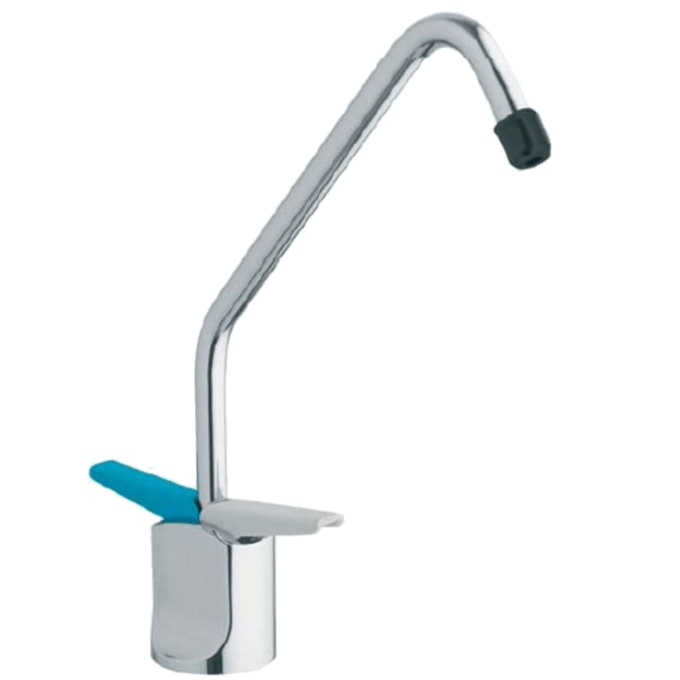 Rubinetteria Beverino 2 Vie Rubinetto Beverino 2 Vie a Leva Cromato e Nero - AqaLight Depuratori Acqua Milano e Monza